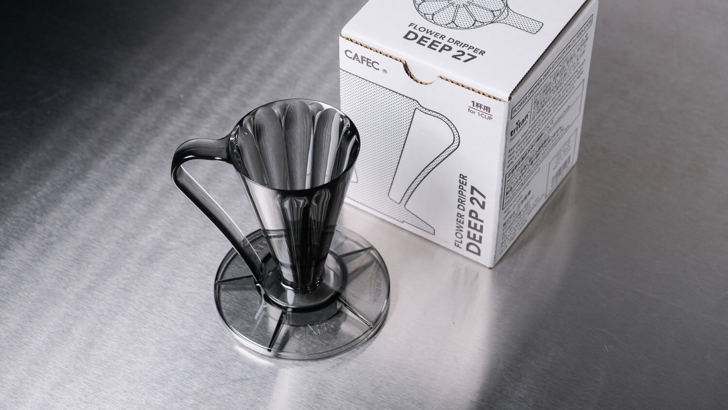 Воронка Cafec Deep 27 пластиковая чёрная (размер 1) - купить